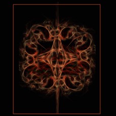 FRACTAL ART DESIGN GREETING CARD Gothic Night Cross